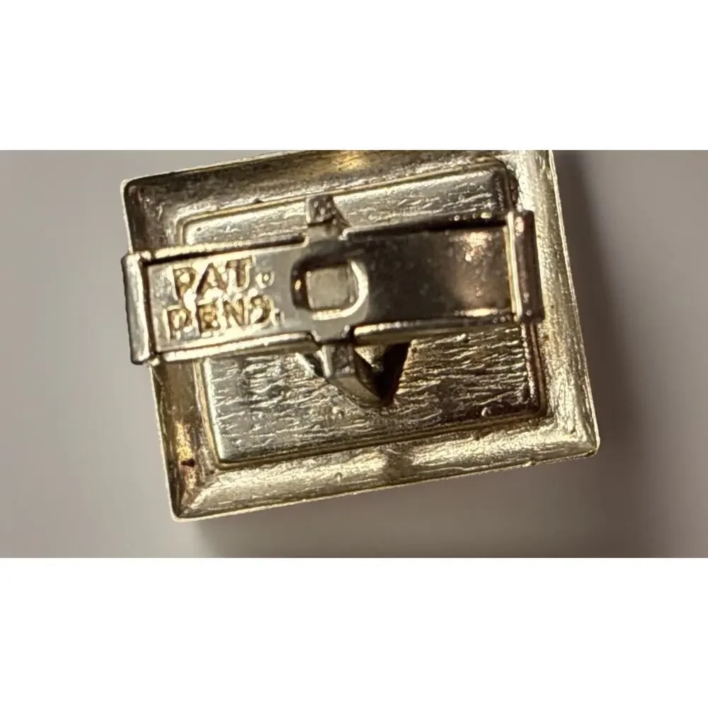 Krementz MCM Jazz Cufflinks Tie Bar Piano Bass w/Original Box 14k Gold Overlay